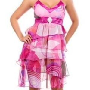 Brand new chiffon sun dress